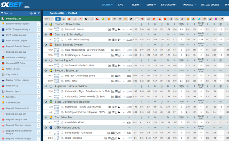 1xBet Casino et Jeux de hasard
